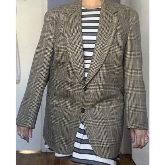 Donna Karan Woman’s Wool Blazer Vintage Made In Italy Old Money Designer Preppy - Picture 10 of 12